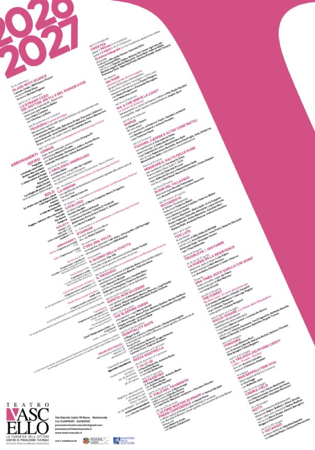 Poster STAGIONE TEATRALE 2026-2027