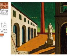 Event poster: Elective Affinities. From de Chirico to Burri.